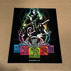 Page / Slash / Clapton / Young / Vai / Hammett - Ernie Ball -Print Advertisement